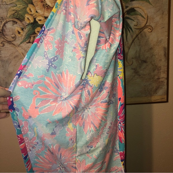Sz M Lilly Pulitzer Sippin and Trippin Stefani Dress Floral Swim Coverup - Picture 10 of 13